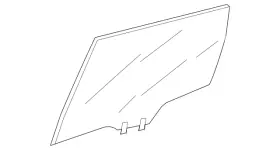 73400-swa-a00 Honda Genuine Door Glass