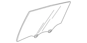 73400-tm8-a00 Honda Genuine Door Glass