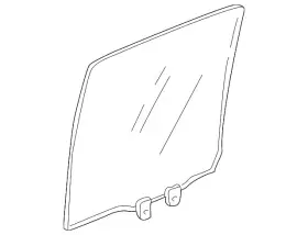 73450-sca-305 Honda Genuine Glass Assembly L Rear Door Green Splintex