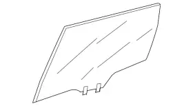 73450-t0a-a00 Honda Genuine Glass Assembly L Rear Door Green Agc