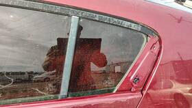 Honda 73455tm8a10 10-14 Insight Driver Left Rear Vent Window Back Door Glass With Frame Oem