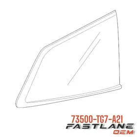 73500-tg7-a21 Honda 2019-2022 Pilot Right Quarter Of Windshield New Oem 73500-tg7-a21 Honda 2019-2022 Pilot Right Quarter Of Windshield New Oem
