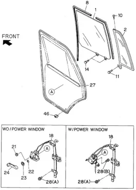 8-97140-021-0 Honda Genuine Glass R Rear Door Privacy 8-97140-021-0 Honda Genuine Glass R Rear Door Privacy