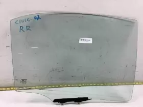 43r-001070 Honda E2 Civic Sedan 2001-2005 Rear Right Passenger Side Door Window Glass Solid