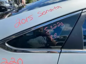 284-59534r Hyundai Passenger Right Quarter Glass Us Built Fits 15-17 Sonata
