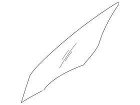 82411-3j010 Hyundai Genuine Door Glass 82411-3j010 Hyundai Genuine Door Glass
