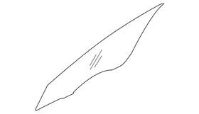 Hyundai 82411-3x021 Genuine Door Glass
