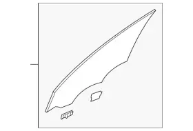 82420-s8150 Hyundai Genuine Door Glass 82420-s8150 Hyundai Genuine Door Glass