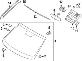 Hyundai 86110-cw530 Genuine Windshield