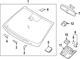 86110-l0140 Hyundai Genuine Windshield 86110-l0140 Hyundai Genuine Windshield
