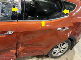 Fd25740yp Hyundai 13-18 Santa Fe Sport Driver Left Rear Side Tinted Door Glass Window Only Fd25740yp Hyundai 13-18 Santa Fe Sport Driver Left Rear Side Tinted Door Glass Window Only