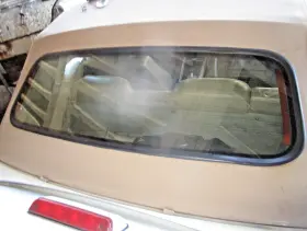 Bec24513 Jaguar Xjs Convertible Rear Window Glass Heated 1992-1996 Rare
