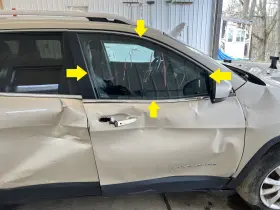 12199gt Jeep 14-22 Cherokee Passenger Right Front Door Glass Window Only 12199gt Jeep 14-22 Cherokee Passenger Right Front Door Glass Window Only