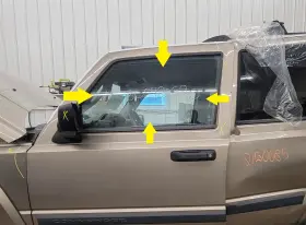 Dd10984 Jeep 06-07 Commander Drivers Left Side Door Glass Window Dd10984 Jeep 06-07 Commander Drivers Left Side Door Glass Window