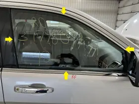 Dd11813gt Jeep 11-22 Grand Cherokee Passenger Right Front Side Door Glass Window Only