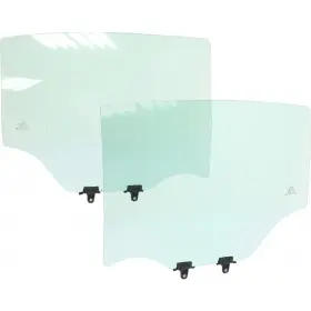 Karparts360 196255297057 For Nissan Sentra Door Window Glass 2007-2012 Driver And Passenger Rear Green Tint