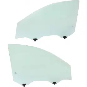 Karparts360 197301038754 For Nissan Versa Door Window Glass 2012-2018 Driver And Passenger Pair Front Sedan
