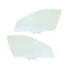 Karparts360 197726547329 For Honda Accord Door Window Glass 2003-2007 Driver And Passenger Side Pair Front