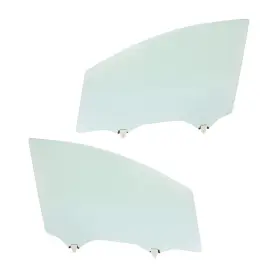 Karparts360 197726547442 For Honda Odyssey Door Window Glass 2011-2017 Driver And Passenger Side Pair Front