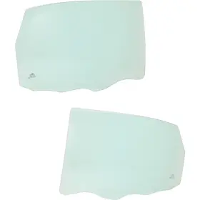 Karparts360 611851391140 For Chevy Impala Door Window Glass 2000-2005 Rear Driver And Passenger Pair