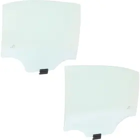 Karparts360 611851391188 For Chevy Classic Door Window Glass 2004 2005 Rear Driver And Passenger Pair