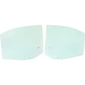 Karparts360 611851393632 For Pontiac G6 Door Window Glass 2005-2010 Driver And Passenger Side Pair Rear
