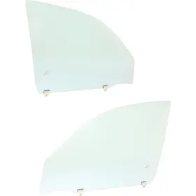 2001-20005 Karparts360 611851393755 For Toyota Rav4 Door Window Glass Driver And Passenger Pair/set Front