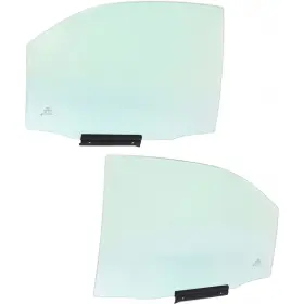 Karparts360 611851393977 For Toyota Camry Door Window Glass 2002-2006 Driver And Passenger Pair Rear 4-door