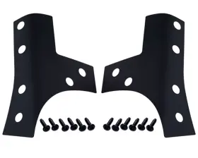 80074 Kentrol Windshield Support Overlays For 07-18 Jeep Wrangler Jk 80074 Kentrol Windshield Support Overlays For 07-18 Jeep Wrangler Jk