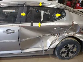 25059gt Kia 11-16 Optima Driver Left Rear Door Tinted Glass Window Only 25059gt Kia 11-16 Optima Driver Left Rear Door Tinted Glass Window Only
