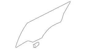 83421-d9010 Kia Genuine Glass Rear Door Wind