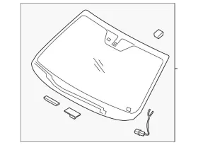 86110-1u090 Kia Genuine Windshield