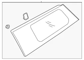 87810-a9620 Kia Genuine Quarter Glass 87810-a9620 Kia Genuine Quarter Glass