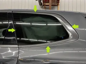 87810s9000 Kia 20-24 Telluride Rear Left Driver Side Quarter Glass Window Bright Chrome 87810s9000 Kia 20-24 Telluride Rear Left Driver Side Quarter Glass Window Bright Chrome