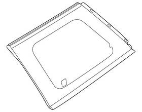 Land-rover 532123603 Genuine Land-rover Quarter Glass