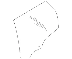 Lr058834 Land-rover Genuine Door Glass
