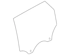Lr093211 Land-rover Genuine Door Glass
