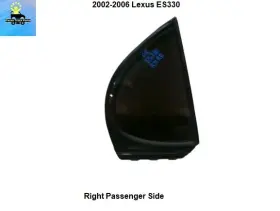 6812333030 Lexus 2004 2005 2006 Es330 Right Rear Vent Glass Window