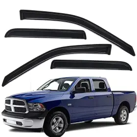 Wv94109 Lightronic Outside-mount Car Window Visors Rain Guards Dark Smoke 4-pieces Set