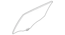 Ghk1-73-510c Mazda Genuine Movable Glass Ghk1-73-510c Mazda Genuine Movable Glass