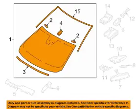 Tn4263900b Mazda Oem 2019 Cx-9 Windshield Components-windshield Tn4263900b Mazda Oem 2019 Cx-9 Windshield Components-windshield