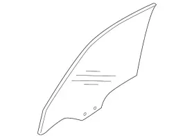 Zzca-58-500 Mazda Genuine Door Glass Zzca-58-500 Mazda Genuine Door Glass
