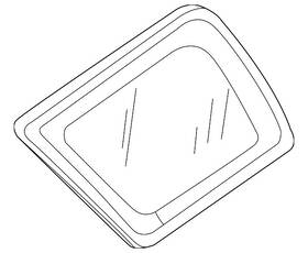 Mazda Zzcc-64-941 Genuine Quarter Glass Qty 1