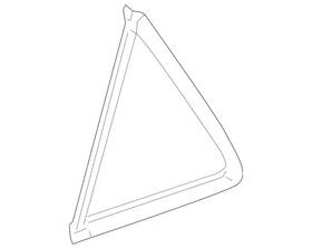 Mercedes-benz 164-730-26-55 Genuine Mercedes-benz Window