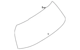 167-740-18-00 Mercedes-benz Genuine Lift Gate Glass 167-740-18-00 Mercedes-benz Genuine Lift Gate Glass