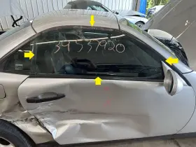 1707200818 Mercedes-benz 97-00 Slk230 Passenger Right Front Side Door Glass Window Only 1707200818 Mercedes-benz 97-00 Slk230 Passenger Right Front Side Door Glass Window Only