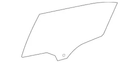 177-725-97-00 Mercedes-benz Genuine Side Window Pane 177-725-97-00 Mercedes-benz Genuine Side Window Pane