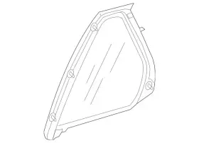 212-730-42-00-66 Mercedes-benz Genuine Side Window Fixed