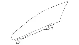217-720-04-18-65 Mercedes-benz Genuine Door Glass 217-720-04-18-65 Mercedes-benz Genuine Door Glass
