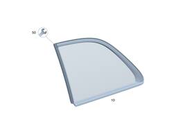 Mercedes-benz 247-670-52-01 Genuine Mercedes-benz Side Window Fixed